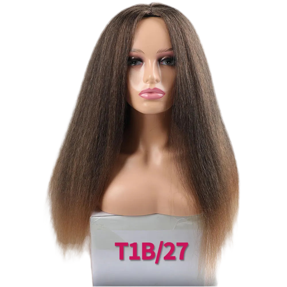 Kinky Straight Syntetiskt Hår