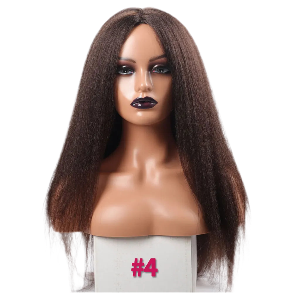 Kinky Straight Syntetiskt Hår