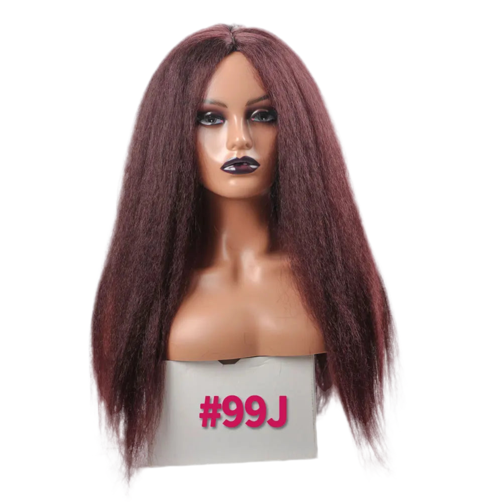 Kinky Straight Syntetiskt Hår