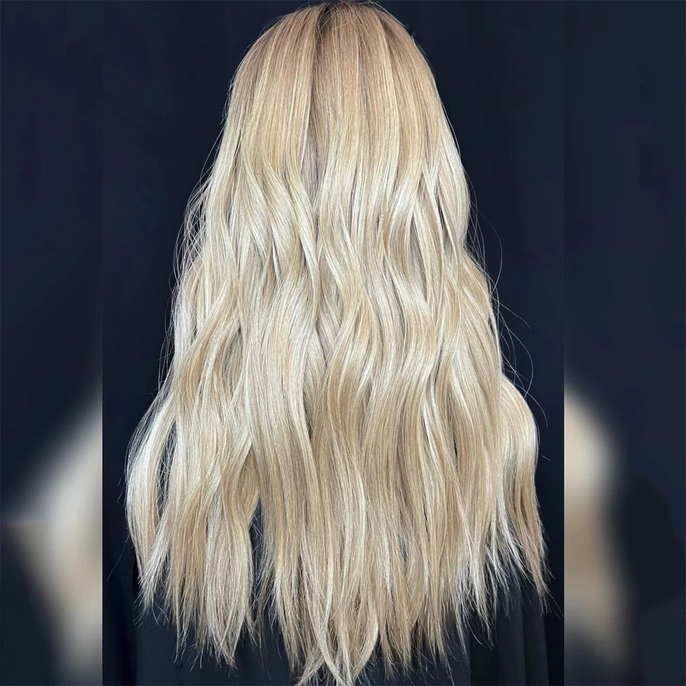 Medium Blond Balayage Peruk