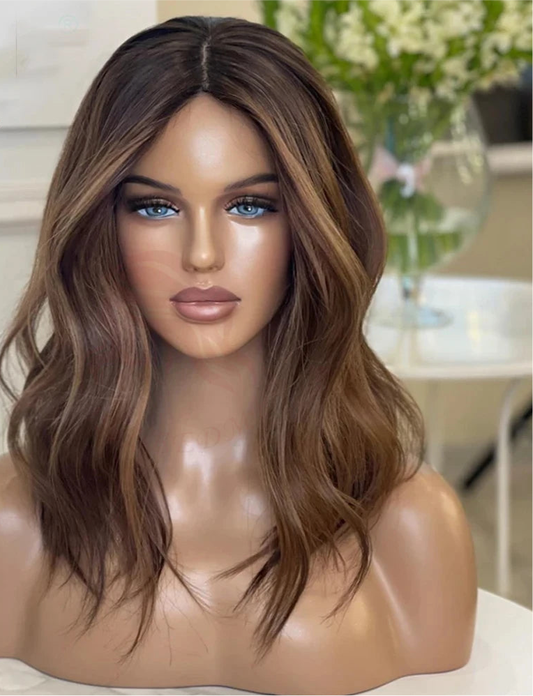 Bob Choklad Brun Peruk