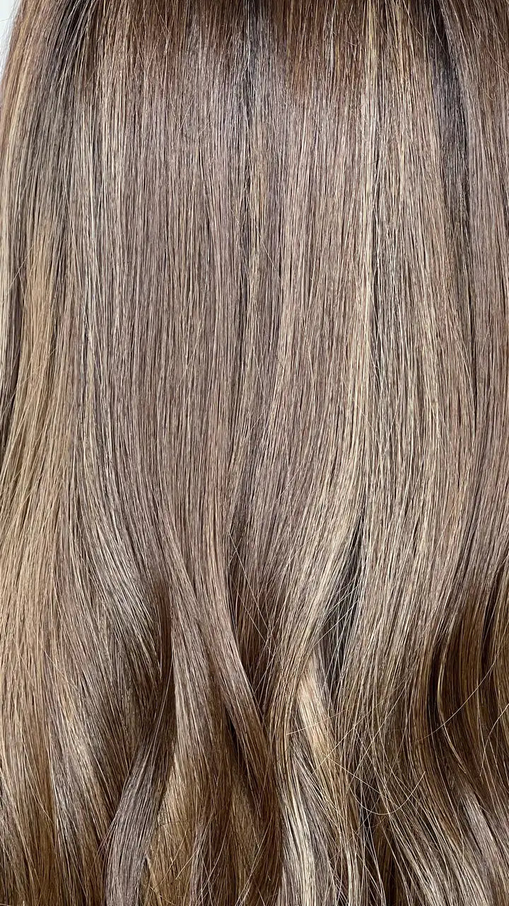 LUXURY Cool Brunette Blonde Balayage Wig