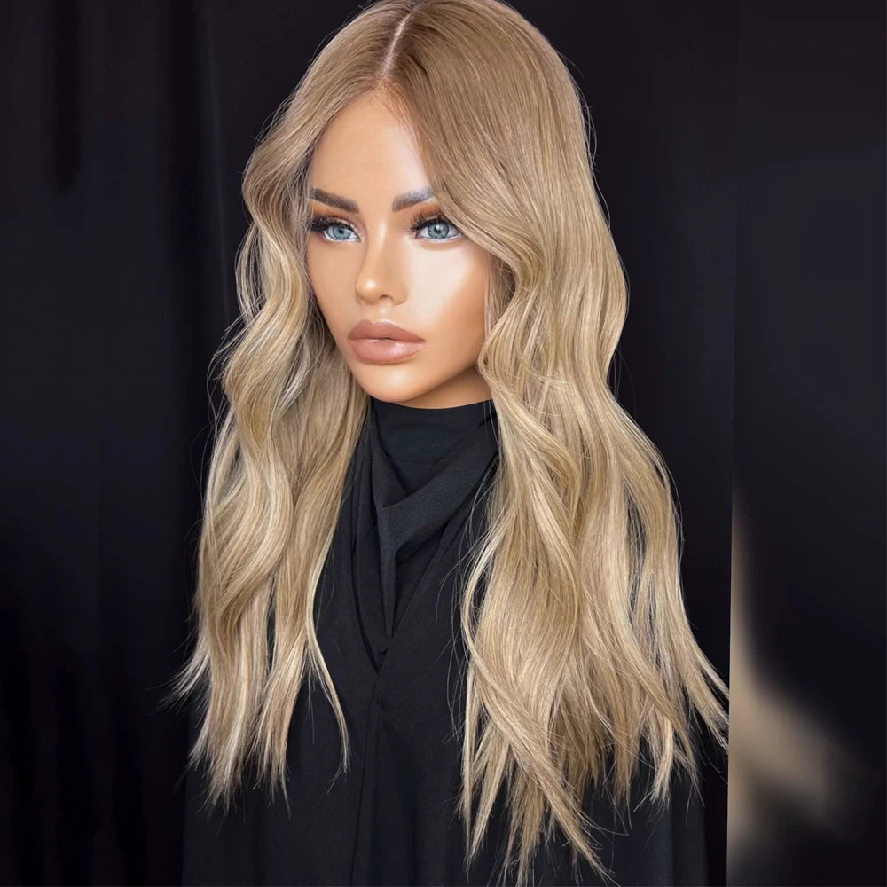Medium Blond Balayage Peruk