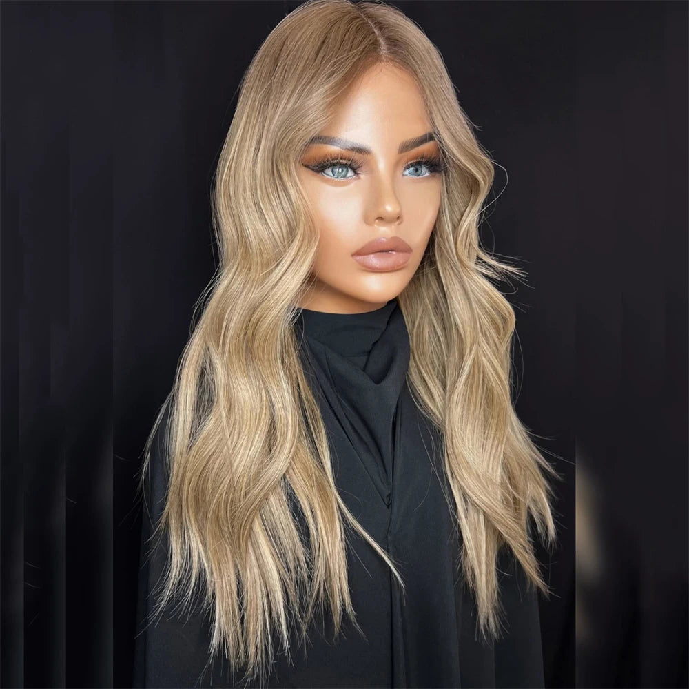 Medium Blond Balayage Peruk