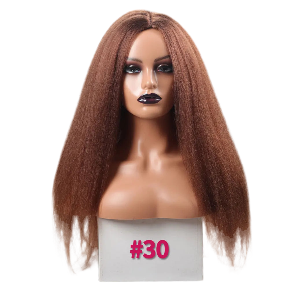 Kinky Straight Syntetiskt Hår