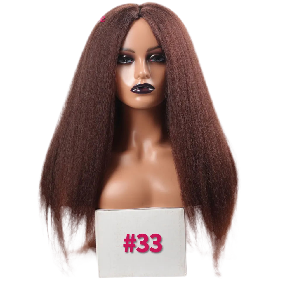 Kinky Straight Syntetiskt Hår