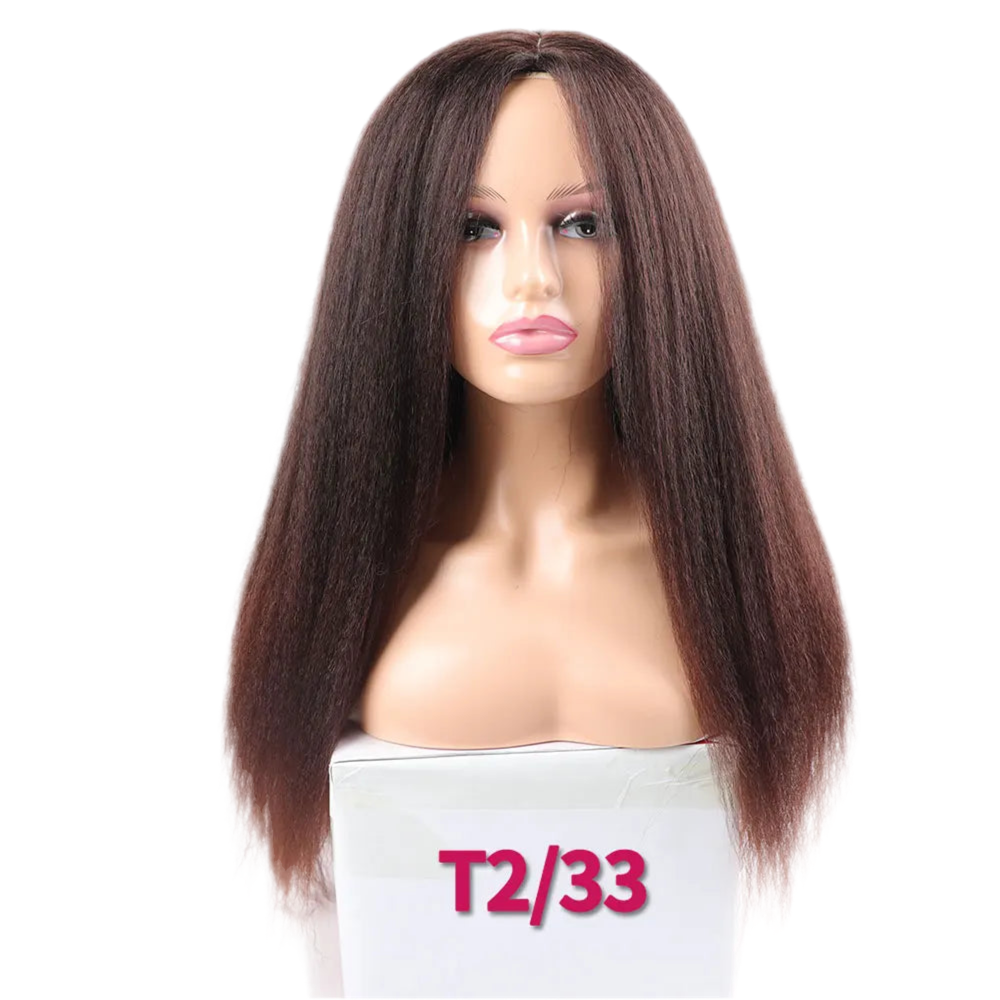 Kinky Straight Syntetiskt Hår