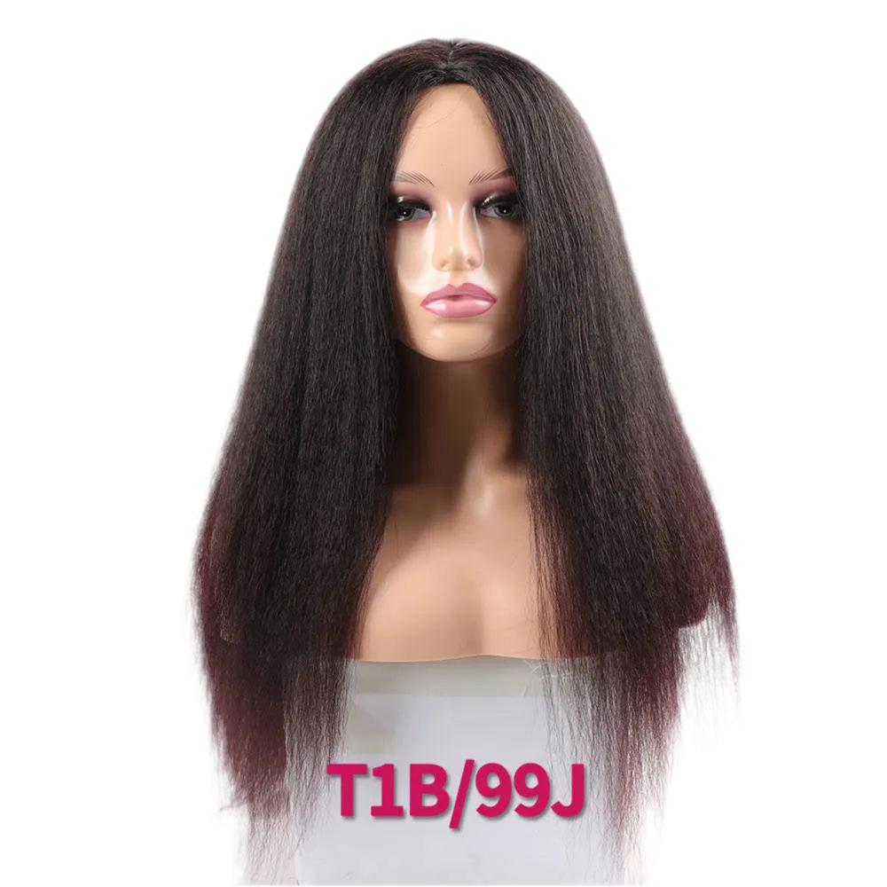 Kinky Straight Syntetiskt Hår