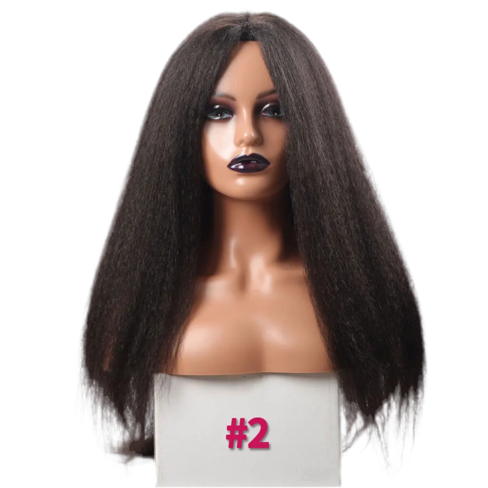 Kinky Straight Syntetiskt Hår