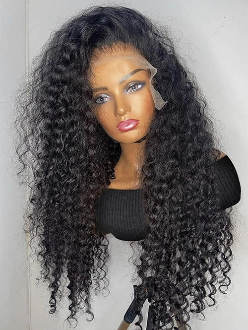 Curly Human Hair Lace Front Wig
