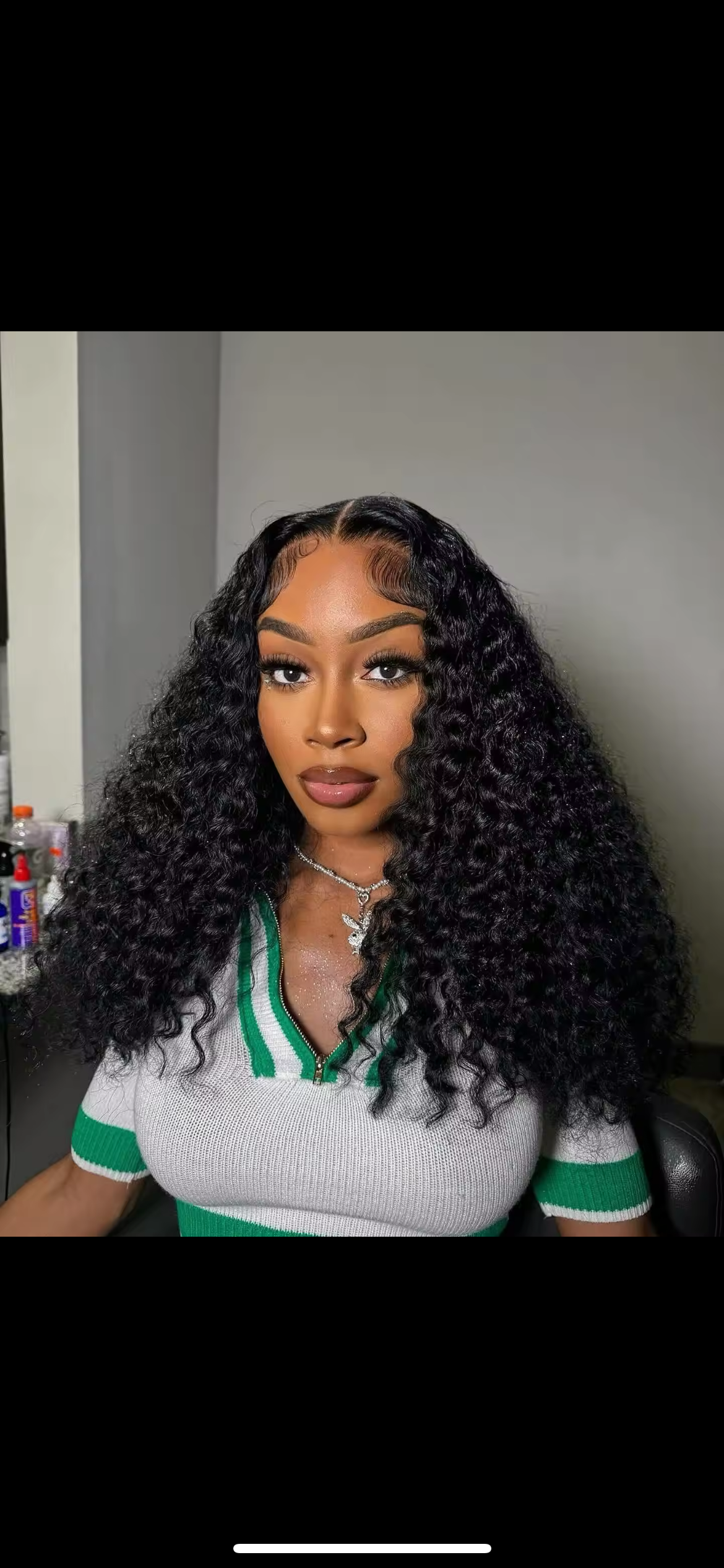 Curly Human Hair Lace Front Wig