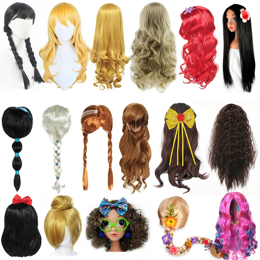 NAHLAS COLLECTION Disney Wigs for Kids or Maskerad