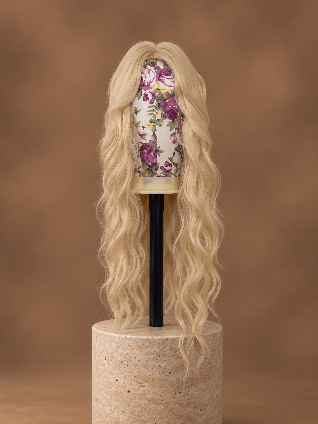 Strand vågigt Blond